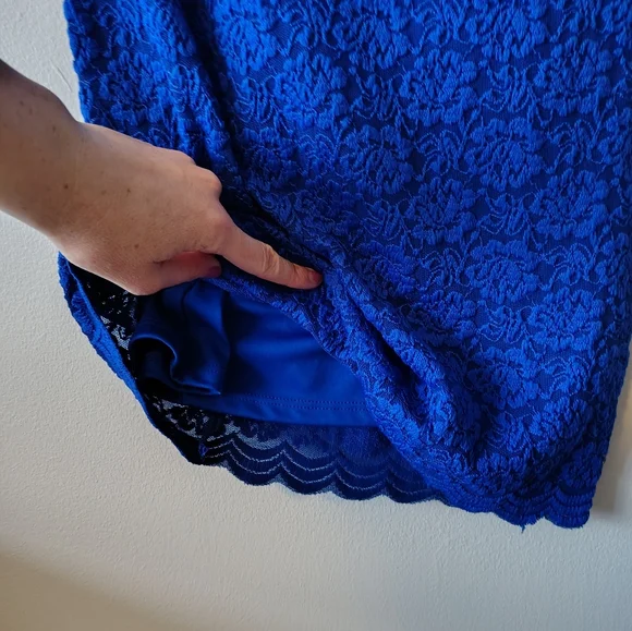Royal Blue Fancy Dress by Jolie - size XS/S - Picture 6 of 7